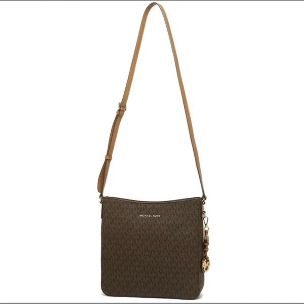 Michael Kors LG MESSENGER Crossbody BROWN